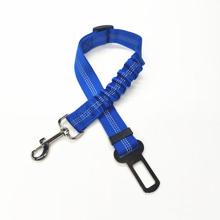 Sangle de Sécurité Réglable avec Absorption Élastique et Fixation Ceinture Voiture