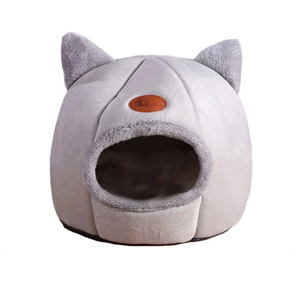 Refuge Douillet pour Animaux avec Oreilles de Chat