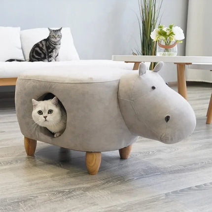 Meuble Éléphant Ludique avec Espace de Rangement