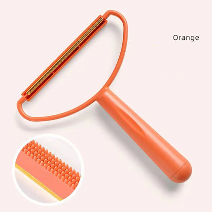Outil de Nettoyage Multifonction pour Textiles - Double Dévidoir Orange et Bleu