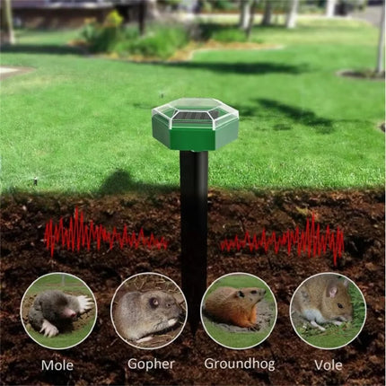 Répulseur Ultrasonique Solaire pour Animaux – Idéal pour le Jardin