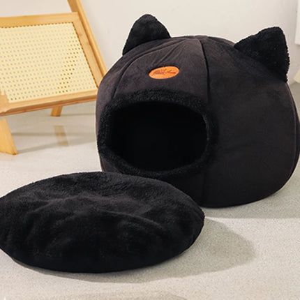 Refuge Douillet pour Animaux avec Oreilles de Chat