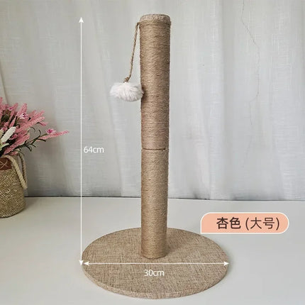 Arbre à Chat Compact avec Jouet Suspendu – Design Minimaliste