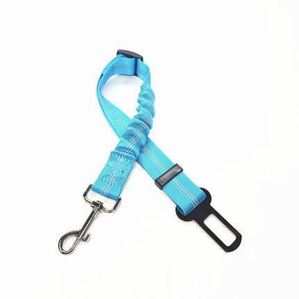 Sangle de Sécurité Réglable avec Absorption Élastique et Fixation Ceinture Voiture