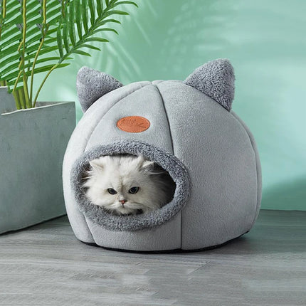 Cocon pour Chat Mignon avec Oreilles Noires