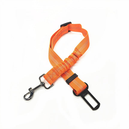 Sangle de Sécurité Réglable avec Absorption Élastique et Fixation Ceinture Voiture