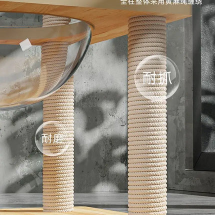 Arbre pour Chats à Multi-Plateformes et Marches en Spirale