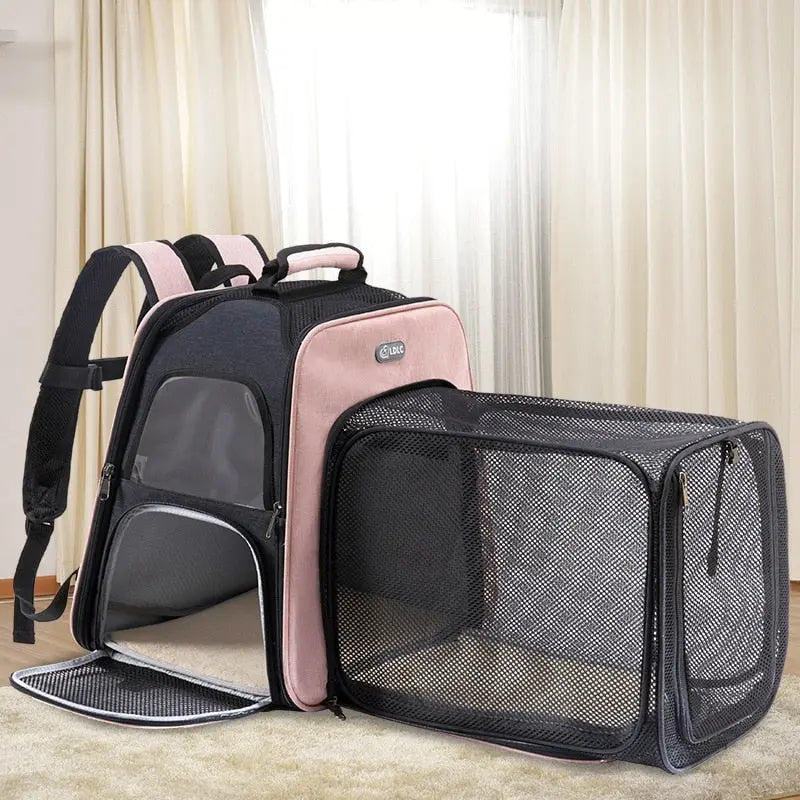 Sac à Dos rigide pour Chat avec Sécurité et Ventilation - Modèle XL