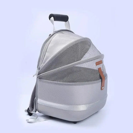 Sac à Dos Portable pour Chats avec Ventilation et Accès Zippé