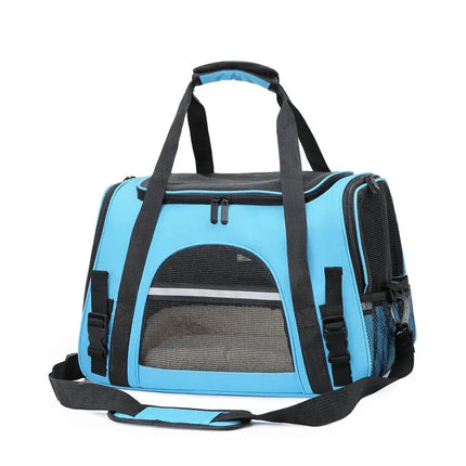 Sac rectangulaire gris avec fenêtre en maille et sangle bandoulière