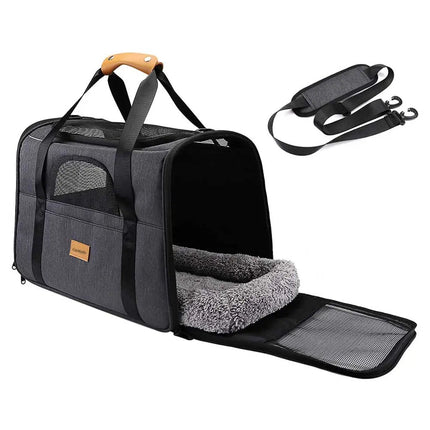 Sac pliable et portable pour transporter les chats en toute sécurité