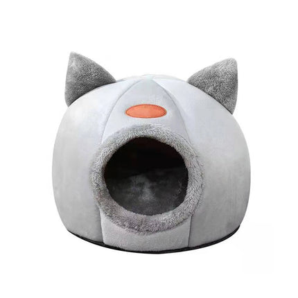 Cocon pour Chat Mignon avec Oreilles Noires