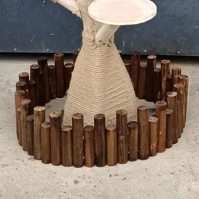 Arbre à Chat Original avec Balançoire et Cabane Décorative
