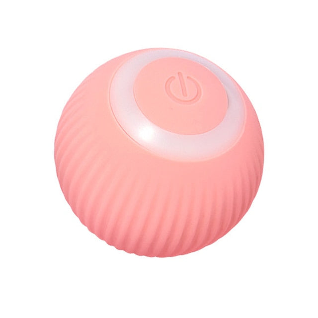 Balle Interactive LED Turquoise pour Animaux Actifs