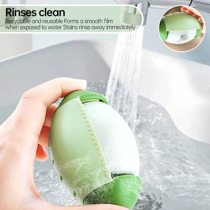 Rouleau Anti-Peluches Compact Lavable | Vert et Rose