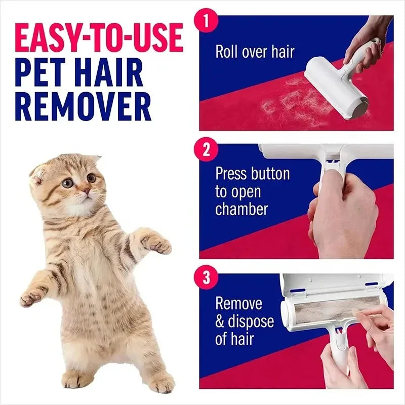 Rouleau Anti-Poils pour Animaux – Nettoyage Facile et Rapide
