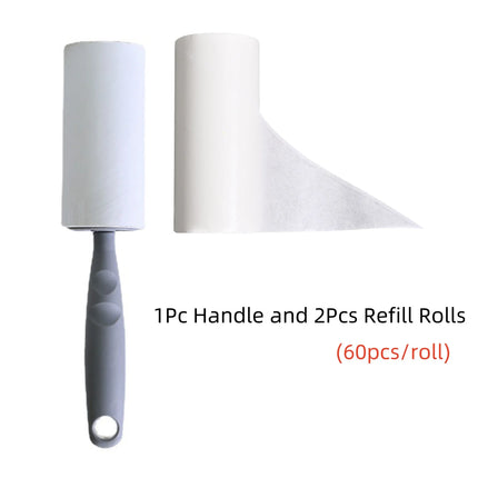 Rouleaux Adhésifs pour Nettoyage des Vêtements - Poignées Pastel