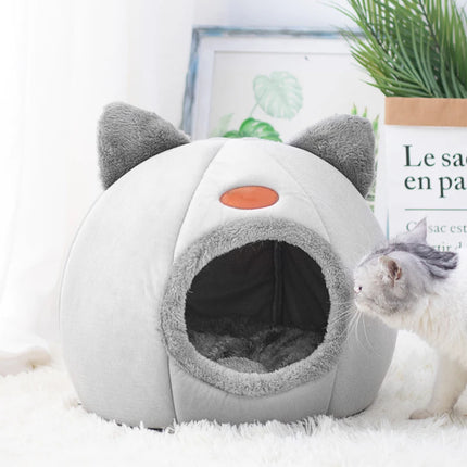 Refuge Douillet pour Animaux avec Oreilles de Chat
