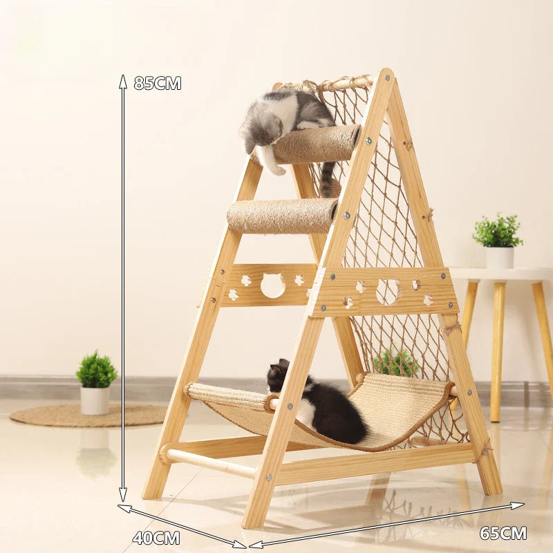 Aire de Jeu Originale en Forme de Tente pour Chatons