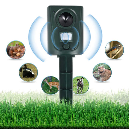Dispositif Répulsif Ultrason pour Animaux Extérieur – Capteur PIR