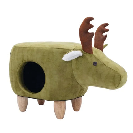 Cachette pour Chat en Forme d'Hippopotame – Meuble Original et Ludique