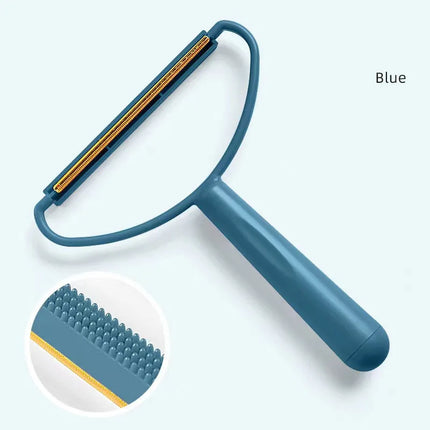 Outil de Nettoyage Multifonction pour Textiles - Double Dévidoir Orange et Bleu