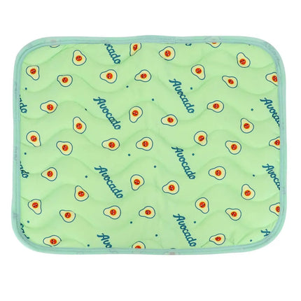 Tapis rafraîchissant chat motif avocat – Fraîcheur et bien-être