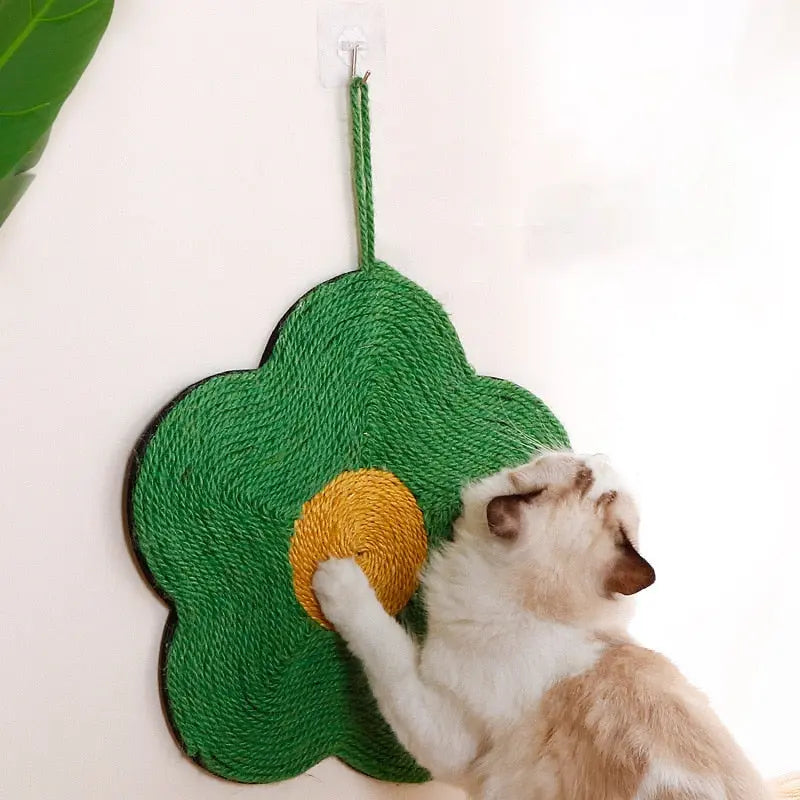 Griffoir Mural Pour Chat en Forme de Fleur