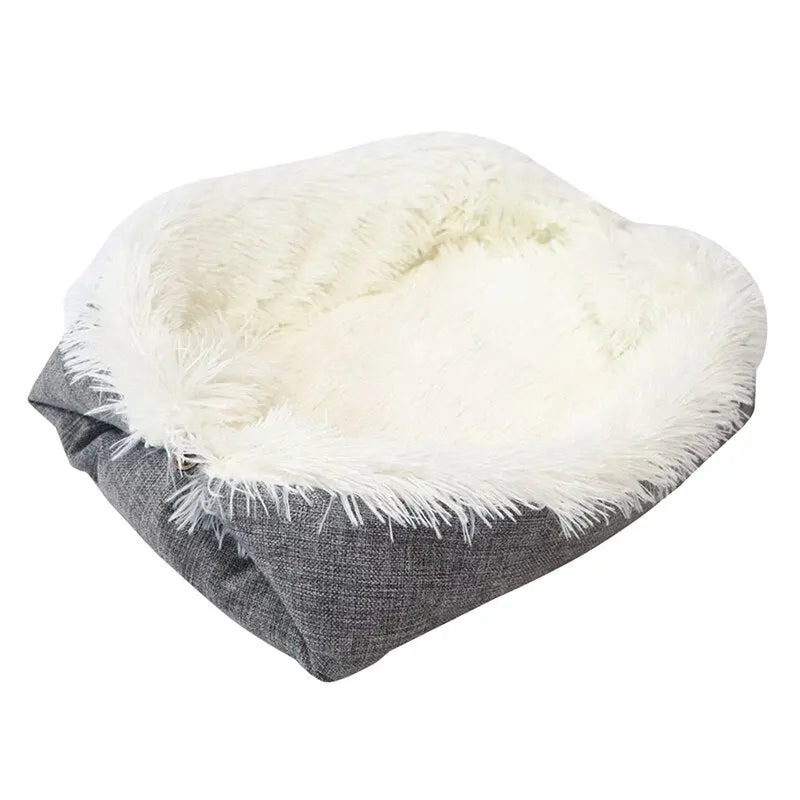 Coussin Modulable 2-en-1 pour Chats | Matelas et Panier Douillet