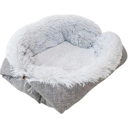 Coussin Modulable 2-en-1 pour Chats | Matelas et Panier Douillet