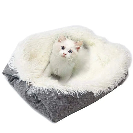 Coussin Modulable 2-en-1 pour Chats | Matelas et Panier Douillet