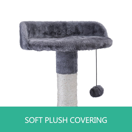 Arbre pour Chat avec Zones de Jeu et Repos Multiples - Gris et Beige