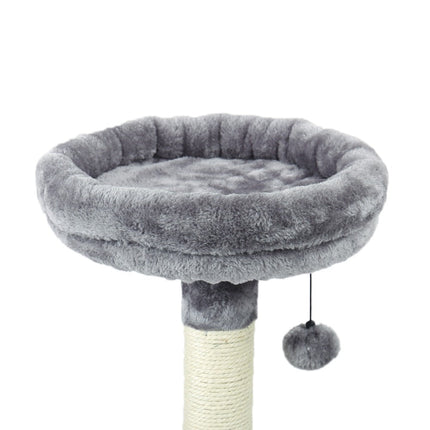 Arbre pour Chat Compact avec Cube et Plateformes Multiniveaux