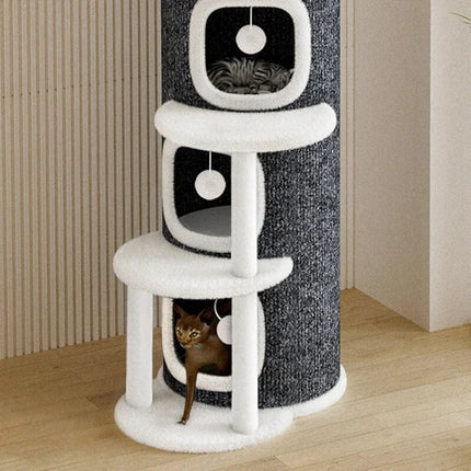 Tour de Jeu Vertical pour Chats à Niveaux Modulés