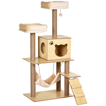 Tour pour Chat Multi-Niveaux avec Hamac et Griffoirs