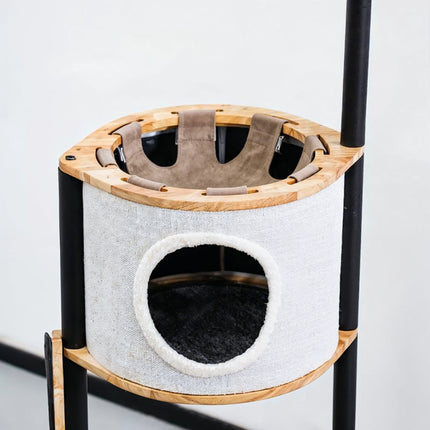 Aire de Jeu Compacte pour Chats Minimalistes