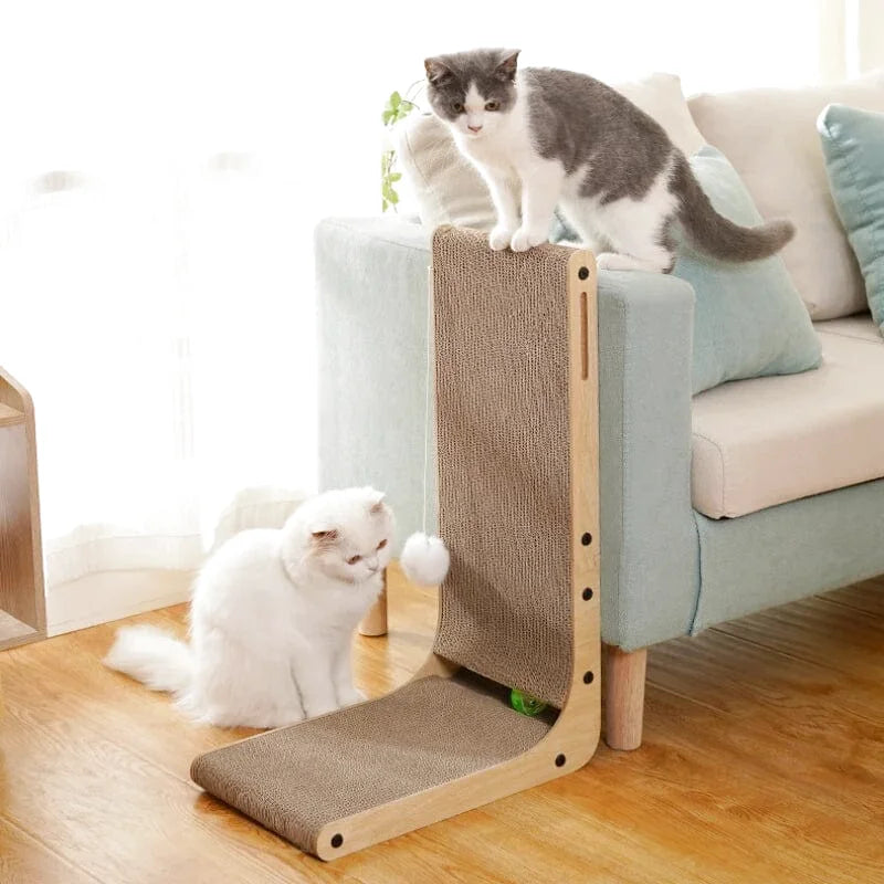 Grattoir pour Chat avec Balles Intégrées
