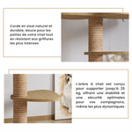 Charger l&#39;image dans la galerie, Arbre à Chat XXL en Bois Personnalisé

